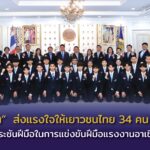 “พงศ์กวิน” ส่งแรงใจให้เยาวชนไทย 34 คน 17 สาขา ก่อนเดินทางประชันฝีมือในการแข่งขันฝีมือแรงงานอาเซียนที่ฟิลิปปินส์